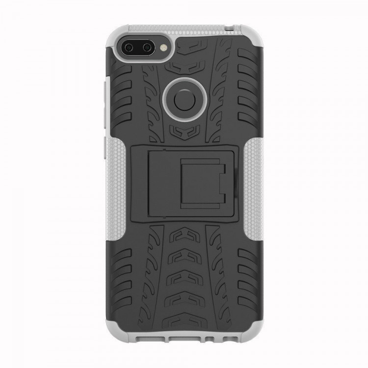 Чехол Hybrid Armor для Huawei Honor 9i / Honor 9N (черный + белый)