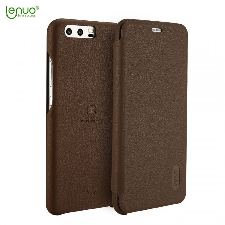 Чехол LENUO для Huawei P10 (коричневый)