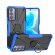 Чехол Armor Shockproof Ring Holder для Tecno Camon 18 (черный + голубой)