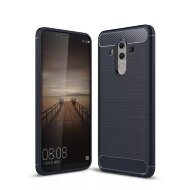Чехол-накладка Carbon Fibre для Huawei Mate 10 Pro (темно-синий)