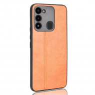 Чехол из экокожи для Tecno Spark Go 2022 (оранжевый) Чехол из экокожи для Tecno Spark Go 2022 (оранжевый)