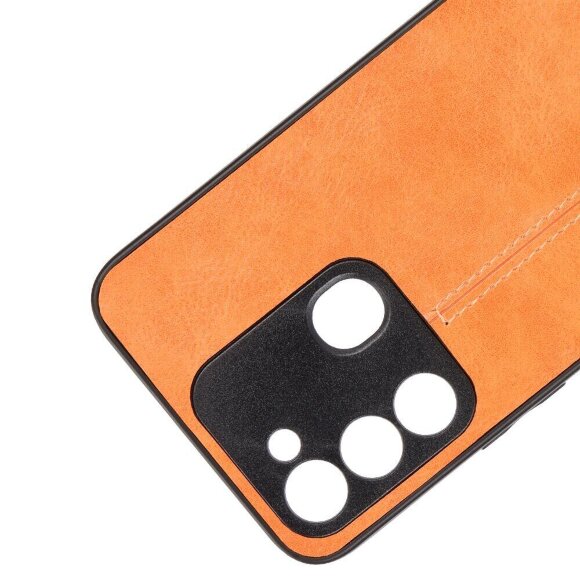 Чехол из экокожи для Tecno Spark Go 2022 (оранжевый) Чехол из экокожи для Tecno Spark Go 2022 (оранжевый)