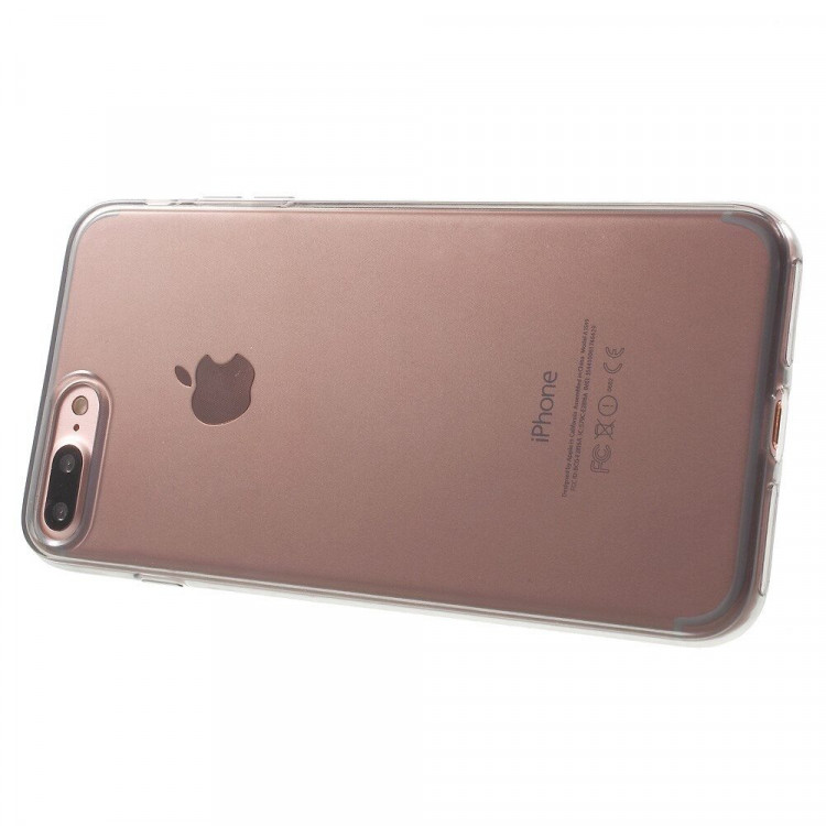 Силиконовый TPU чехол для iPhone 7 Plus / iPhone 8 Plus (серый)