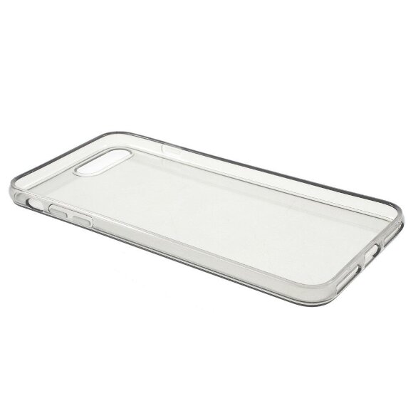 Силиконовый TPU чехол для iPhone 7 Plus / iPhone 8 Plus (серый) Силиконовый TPU чехол для iPhone 7 Plus / iPhone 8 Plus (серый)