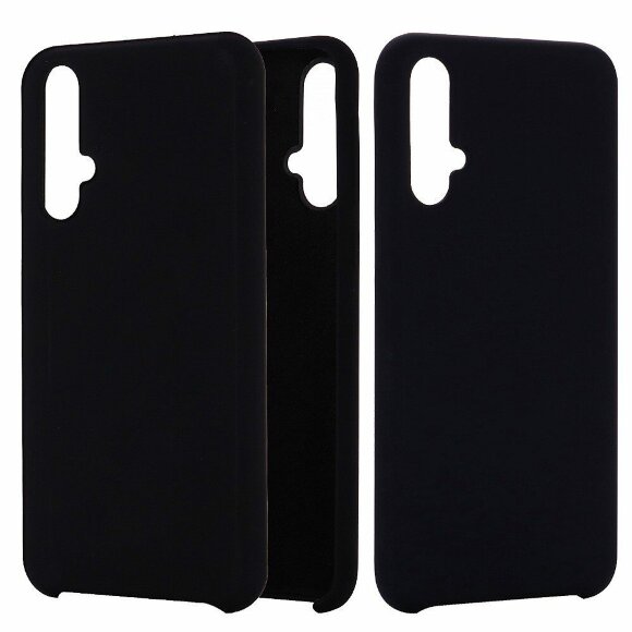 Силиконовый чехол Mobile Shell для Huawei nova 5 Pro / Huawei nova 5  (черный)