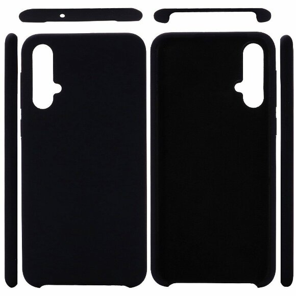 Силиконовый чехол Mobile Shell для Huawei nova 5 Pro / Huawei nova 5  (черный)