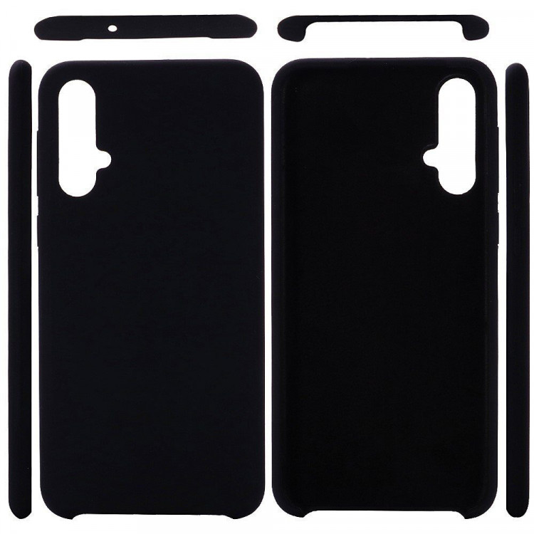 Силиконовый чехол Mobile Shell для Huawei nova 5 Pro / Huawei nova 5  (черный)