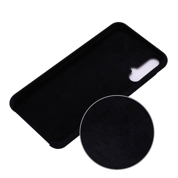 Силиконовый чехол Mobile Shell для Huawei nova 5 Pro / Huawei nova 5  (черный)