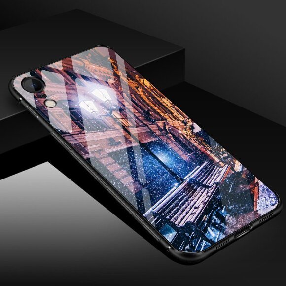 Чехол-накладка для iPhone XR (Street Lamp)