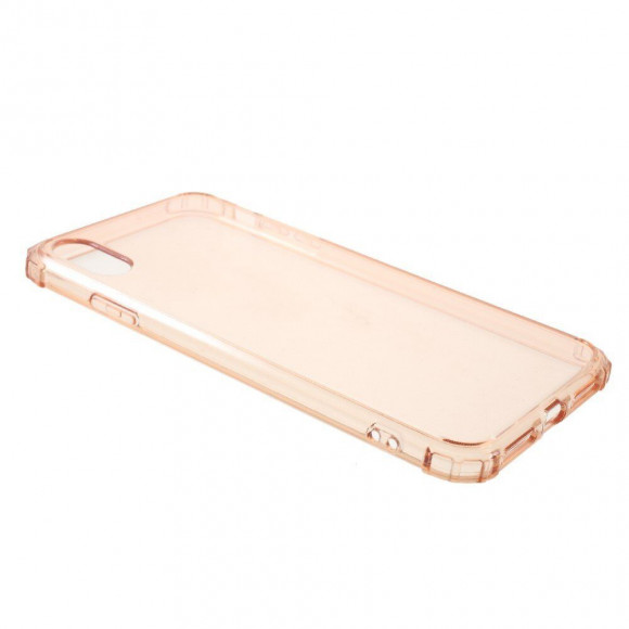 Силиконовый чехол с усиленными бортиками для iPhone XS Max (розовый) Силиконовый чехол с усиленными бортиками для iPhone XS Max (розовый)