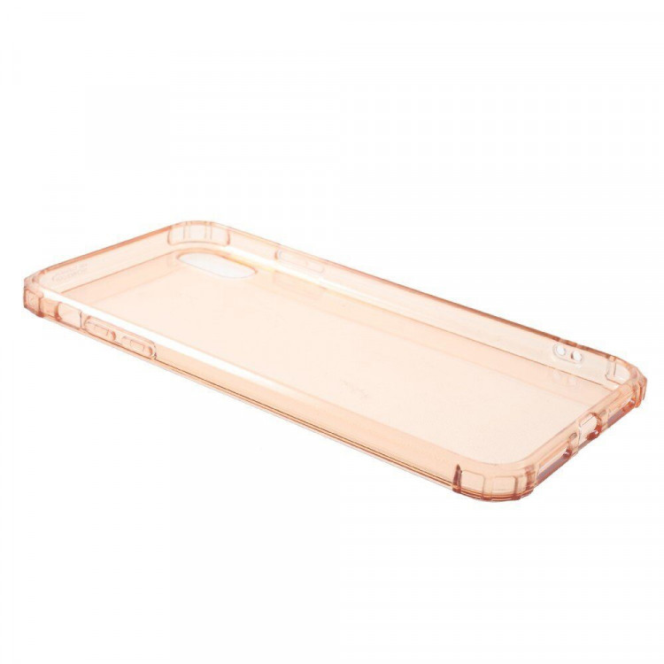 Силиконовый чехол с усиленными бортиками для iPhone XS Max (розовый)