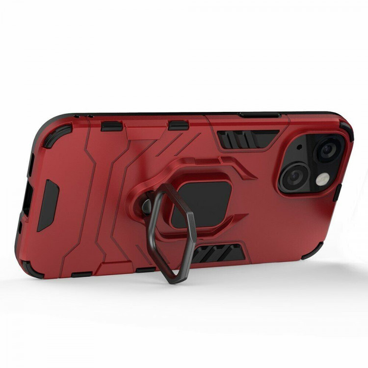 Чехол Armor Ring Holder для iPhone 13 mini (красный)