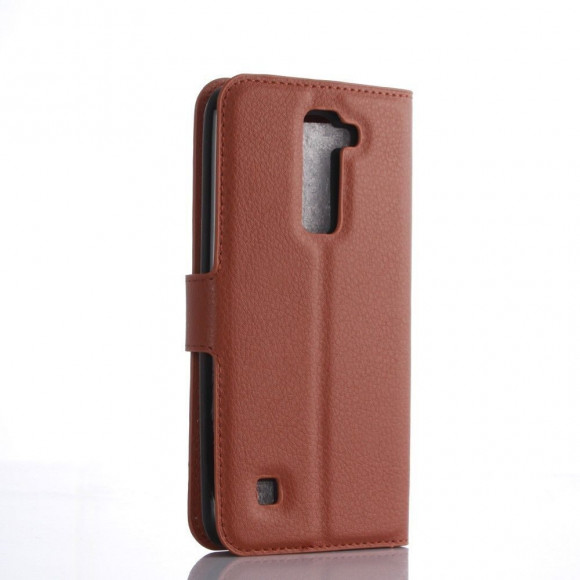 Чехол с визитницей для LG K7 (коричневый)