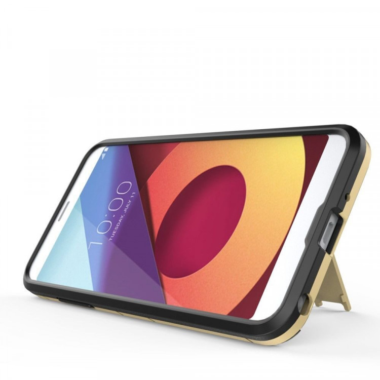 Чехол Duty Armor для LG Q6 / LG Q6a / LG Q6+ (серебряный)