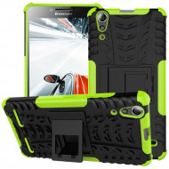 Чехол Hybrid Armor для Lenovo A6000 (черный + зеленый) Чехол Hybrid Armor для Lenovo A6000 (черный + зеленый)