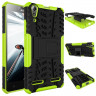 Чехол Hybrid Armor для Lenovo A6000 (черный + зеленый)