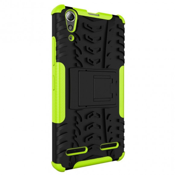 Чехол Hybrid Armor для Lenovo A6000 (черный + зеленый) Чехол Hybrid Armor для Lenovo A6000 (черный + зеленый)