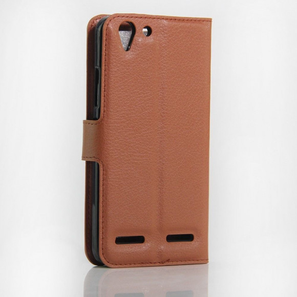 Чехол с визитницей для Lenovo Vibe K5 / K5 Plus (коричневый) Чехол с визитницей для Lenovo Vibe K5 / K5 Plus (коричневый)