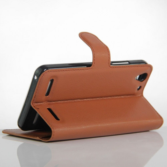 Чехол с визитницей для Lenovo Vibe K5 / K5 Plus (коричневый) Чехол с визитницей для Lenovo Vibe K5 / K5 Plus (коричневый)