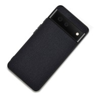 Чехол с тканевой текстурой PC+TPU для Google Pixel 6 (черный) Чехол с тканевой текстурой PC+TPU для Google Pixel 6 (черный)
