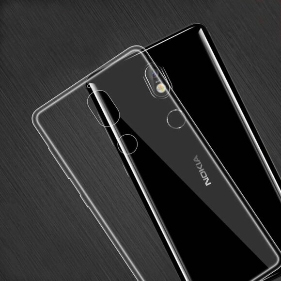 Силиконовый TPU чехол для Nokia 7