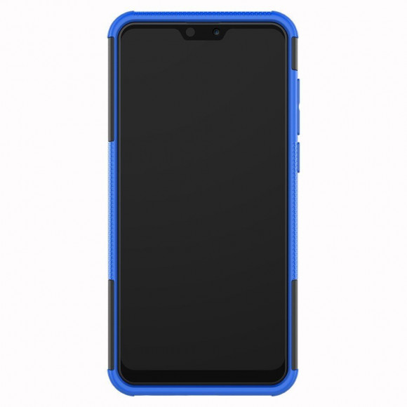 Чехол Hybrid Armor для ASUS Zenfone Max Pro (M2) ZB631KL (черный + голубой)