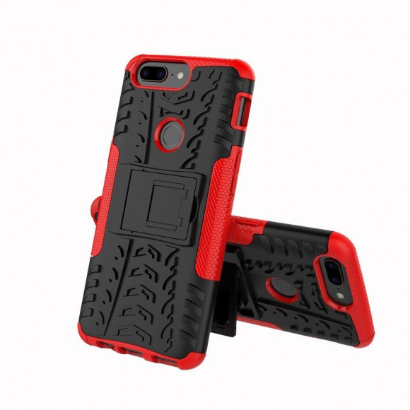 Чехол Hybrid Armor для OnePlus 5T (черный + красный) Чехол Hybrid Armor для OnePlus 5T (черный + красный)