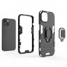 Чехол Armor Ring Holder для iPhone 14 Plus (темно-синий)