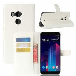 Чехол с визитницей для HTC U11+ (белый)