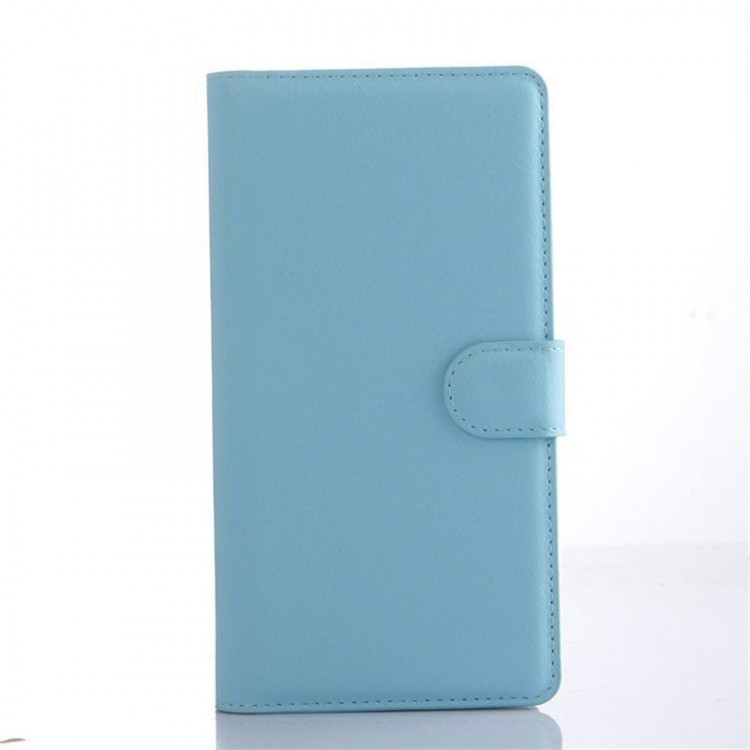 Чехол-книжка с визитницей для ZTE Nubia Z9 Max (голубой)