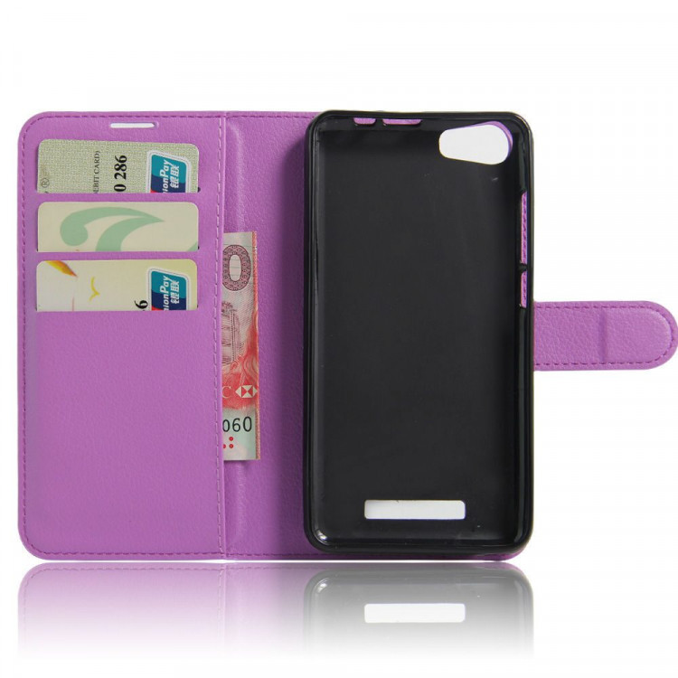 Чехол с визитницей для DOOGEE Y200 (фиолетовый)