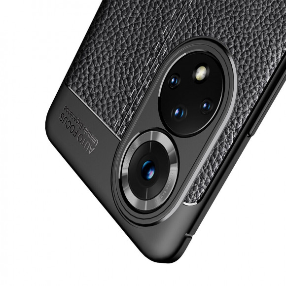 Чехол-накладка Litchi Grain для HUAWEI Nova 9 (черный)