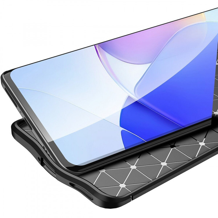 Чехол-накладка Litchi Grain для HUAWEI Nova 9 (черный)