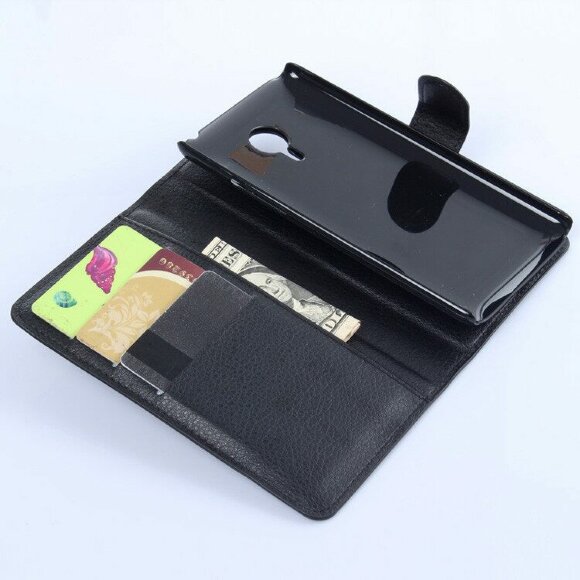 Чехол с визитницей для Meizu MX4 (черный)