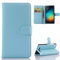 Чехол с визитницей для Xiaomi Mi4i / Mi4c (голубой)