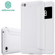 Чехол с окном NILLKIN Sparkle для Xiaomi Mi5S (белый) Чехол с окном NILLKIN Sparkle для Xiaomi Mi5S (белый)