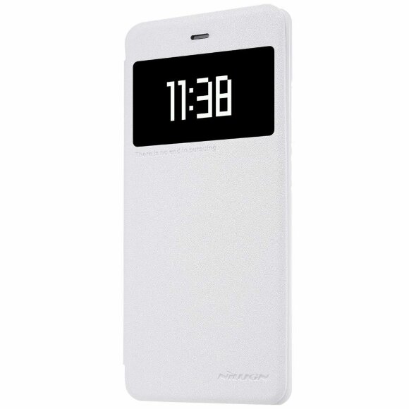 Чехол с окном NILLKIN Sparkle для Xiaomi Mi5S (белый)