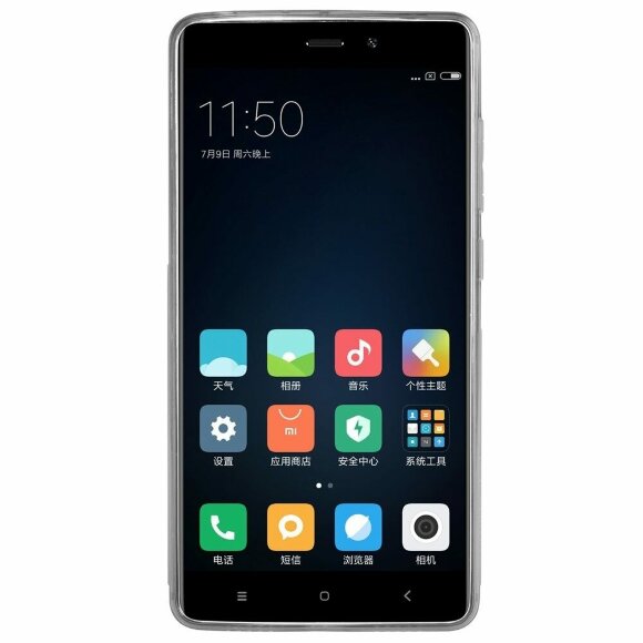 Силиконовый TPU чехол NILLKIN для Xiaomi Redmi 4 (черный)