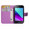 Чехол с визитницей для Samsung Galaxy J1 mini Prime (фиолетовый)