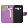 Чехол с визитницей для Samsung Galaxy J1 mini Prime (фиолетовый)