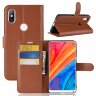 Чехол с визитницей для Xiaomi Mi Mix 2s (коричневый)