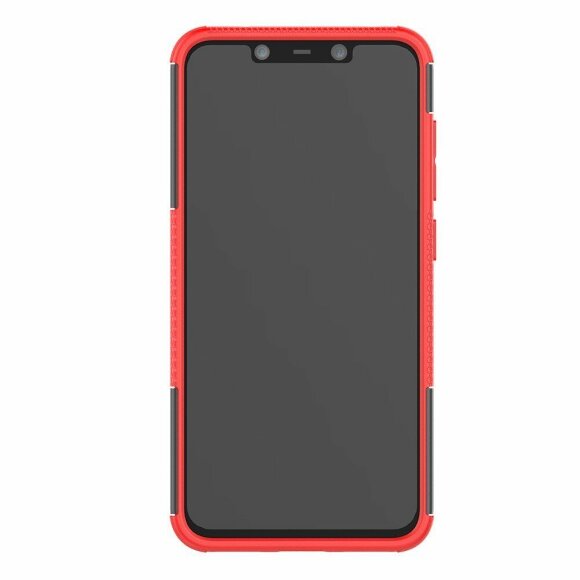 Чехол Hybrid Armor для Xiaomi Pocophone F1 / Poco F1 (черный + красный) Чехол Hybrid Armor для Xiaomi Pocophone F1 / Poco F1 (черный + красный)