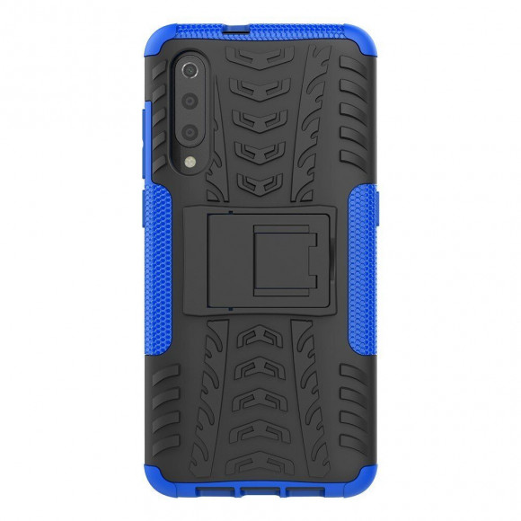 Чехол Hybrid Armor для Xiaomi Mi 9 (черный + голубой) Чехол Hybrid Armor для Xiaomi Mi 9 (черный + голубой)