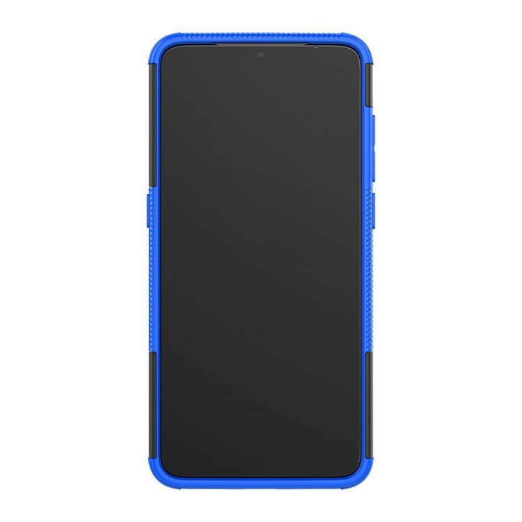 Чехол Hybrid Armor для Xiaomi Mi 9 (черный + голубой)