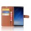 Чехол с визитницей для Samsung Galaxy Note 8 (коричневый)