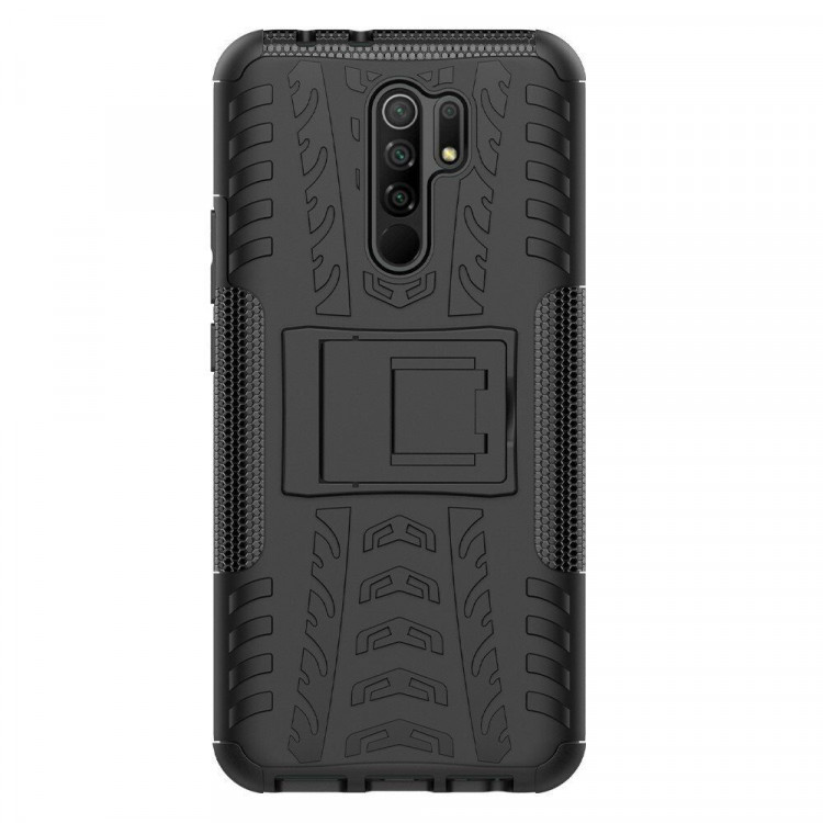 Чехол Hybrid Armor для Xiaomi Redmi 9 (черный)