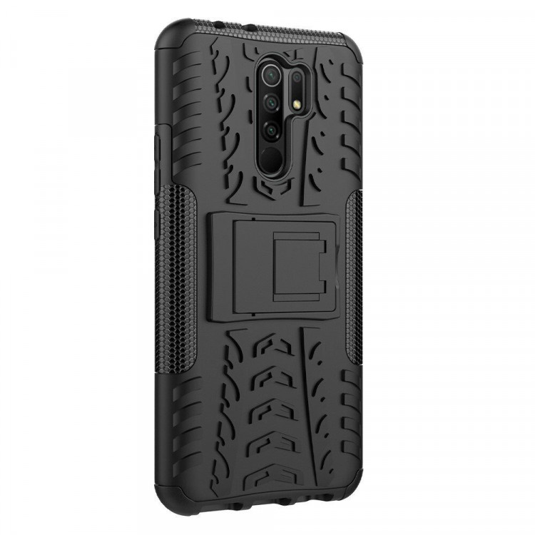 Чехол Hybrid Armor для Xiaomi Redmi 9 (черный)