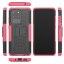 Чехол Hybrid Armor для Samsung Galaxy S20 Ultra (черный + розовый)