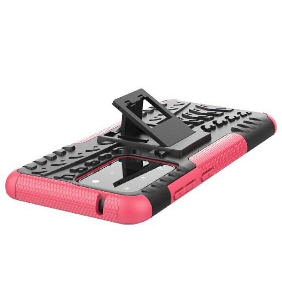 Чехол Hybrid Armor для Samsung Galaxy S20 Ultra (черный + розовый) Чехол Hybrid Armor для Samsung Galaxy S20 Ultra (черный + розовый)