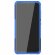 Чехол Hybrid Armor для Samsung Galaxy S21 FE (черный + голубой)